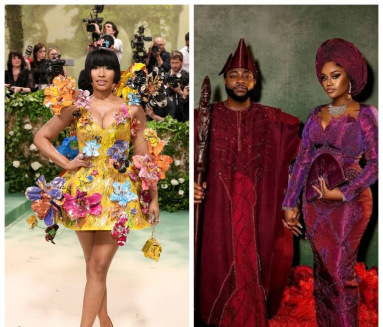 Nicki Minaj congratulates Davido, Chioma